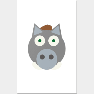 Boar - Squaranimals #18 Posters and Art